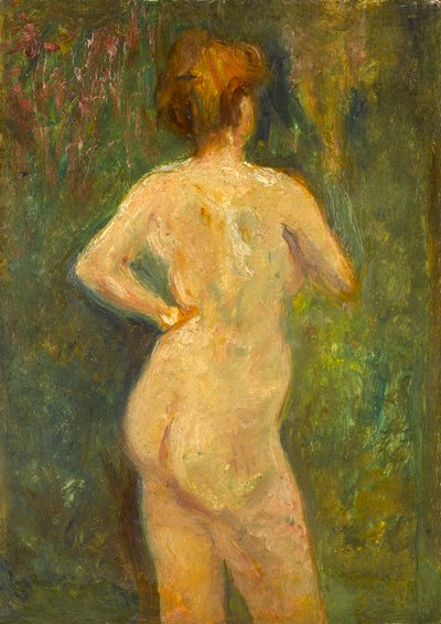 Desnudo de pie de 3/4 de longitud de Albert de Belleroche